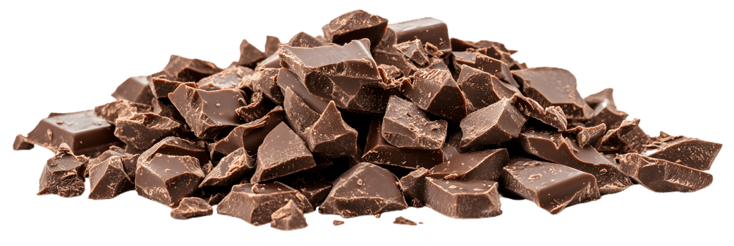 Irregular Chocolate Chunks for Visual Projects png
