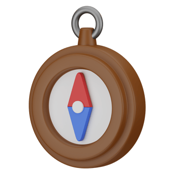 3d Compass icon png