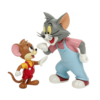 tom and jerry together is isolated on transparent background png