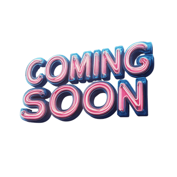 Neon Sign Coming Soon Announcement Display png