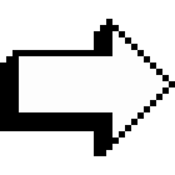 arrow icon. Pixel Arrow icon. 8bit arrow. png
