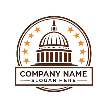 us capitol building logo vector