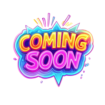 Colorful Coming Soon Announcement Graphic Design png