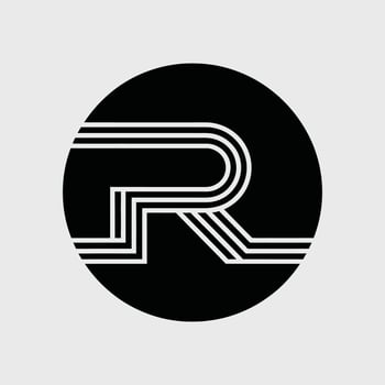 R letter logo, modern logo, unique logo vector