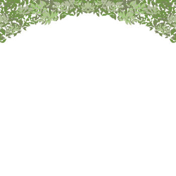 Light Green Leaves Border png