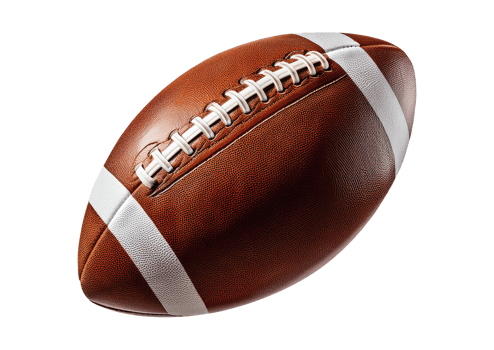 An american football ball isolated object png