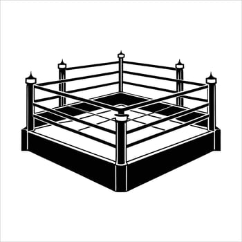 Wrestling Ring Background vector