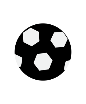 Minimalist Soccer Ball Graphic png