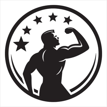 Gym Fitness Logo Icon design vector