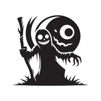 Halloween Silhouette Vectors for Flyers and Brochures