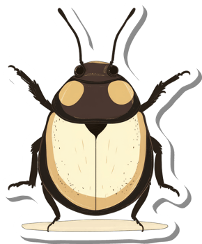 A Detailed Illustration Of A Unique Beetle Species png