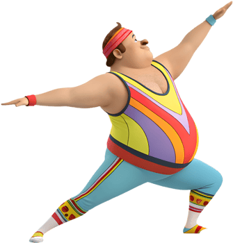 Graceful Male Gymnast in Action for Stunning Designs. . png
