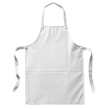 A Plain White Apron Ready For Customization png