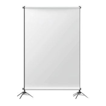 White Backdrop On Tripod Stand For Photography png