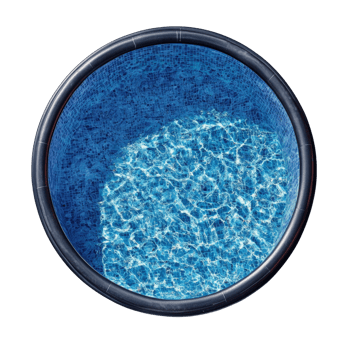 Overhead View of a Circular Swimming Pool png