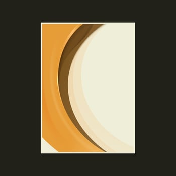 luxury white and gold abstract wave cover design template vector