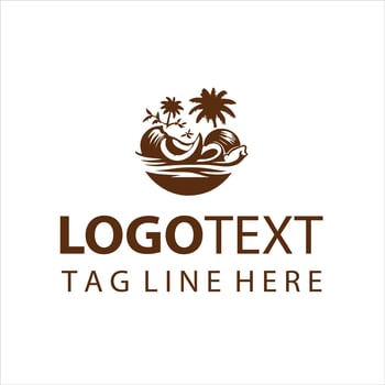 The Coconut Shack Coconut Logo vector
