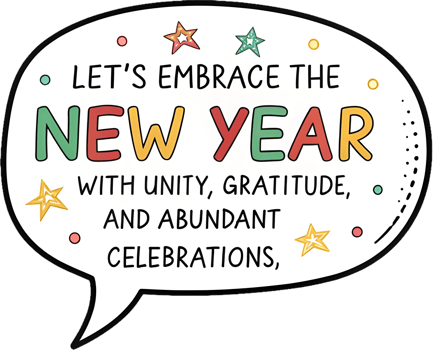 Red and Gold Festive Chinese New Year Clipart Design. . png