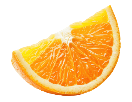 Piece of an orange png