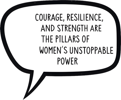 Uplifting Messages Celebrating Womens Achievements on Womens Day. . png