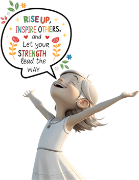 Motivational Clipart Featuring Empowering Message for Womens Day. . png