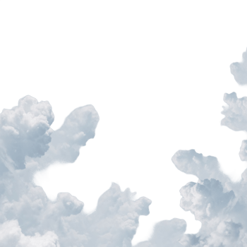 Cloud white fluffy realistic png