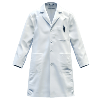 White Medical Lab Coat Design png
