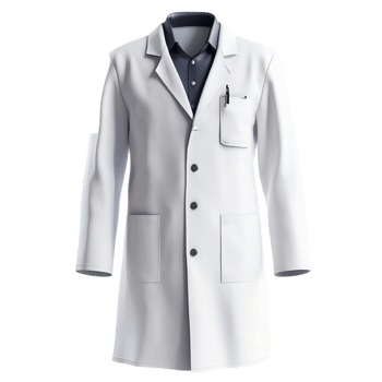 white lab coat png