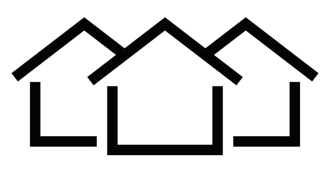 House outline icon in minimal style. Editable stroke. vector