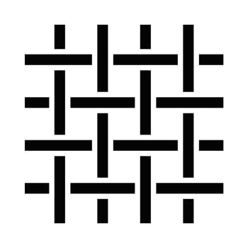 Textile fabric icon in minimal outline design. Editable stroke. vector
