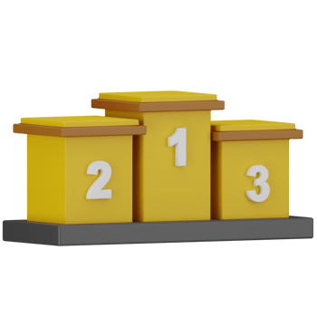 Winner Podium 3D Illustration png