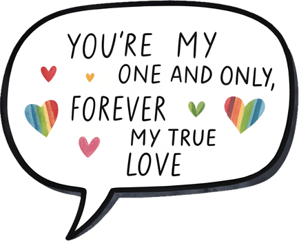 Valentines Day creative phrase clipart with stunning designs. . png
