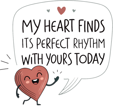 Valentines clipart with heartwarming romantic design phrase art. . png
