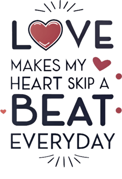 Romantic phrase clipart perfect for creative Valentines designs. . png