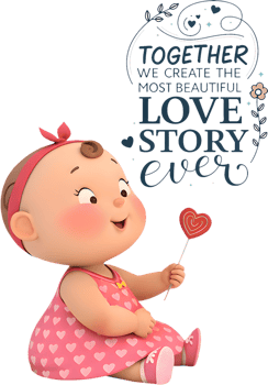 Stunning Valentines clipart featuring beauty in love-filled pose. . png