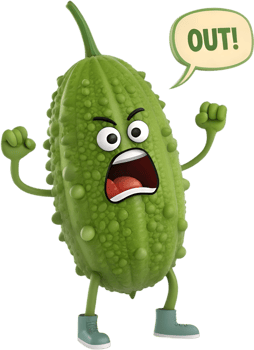 Creative Bitter Melon Cartoon Character for Artwork Ideas. . png