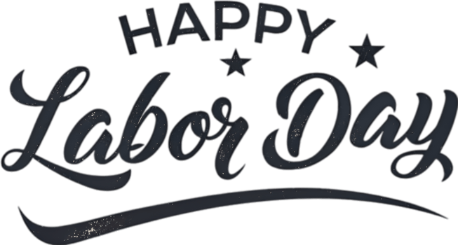 Decorative Calligraphy for Happy Labor Day Celebrations. . png
