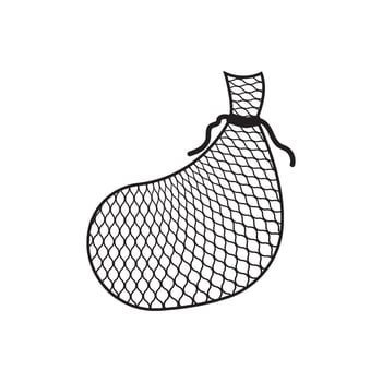 fishing net icon illustration vector