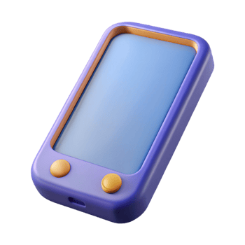 Retro Handheld Device Illustration png