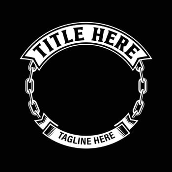 Circular Shape Logo Design - Stamp Design vector