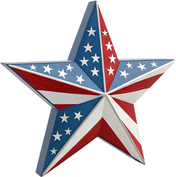 National Pride Emblem Celebrating American Independence Day. . png
