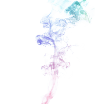 colorful smoke on transparent background png