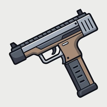 Detailed Shotgun Artwork vector
