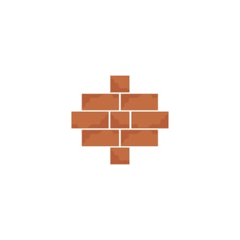 brick wall icon illustration design template vector