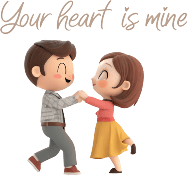 Heartwarming Couple Design with Romantic Love Quote. . png