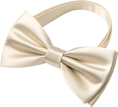 Refined Bow Tie Clipart Perfect for Elegant Ensembles. . png