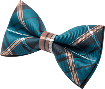 Scottish Tartan Bow Tie Clipart for Event Decorations. . png