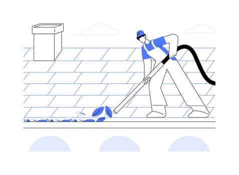 House maintenance isolated cartoon illustrations. vector