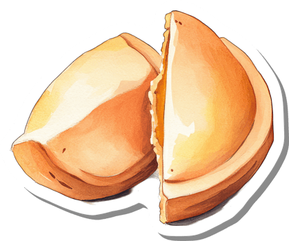 Watercolor painting of a delicious halved kue lapis png