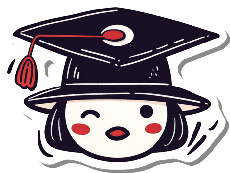 Happy Graduate Girl Wearing Graduation Cap png